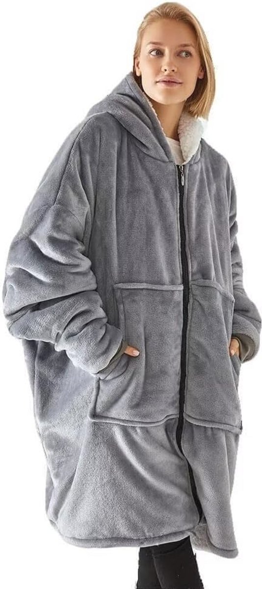 Dames Oversized Hoodie Deken - Zachte en Fluffy Winter Pjs