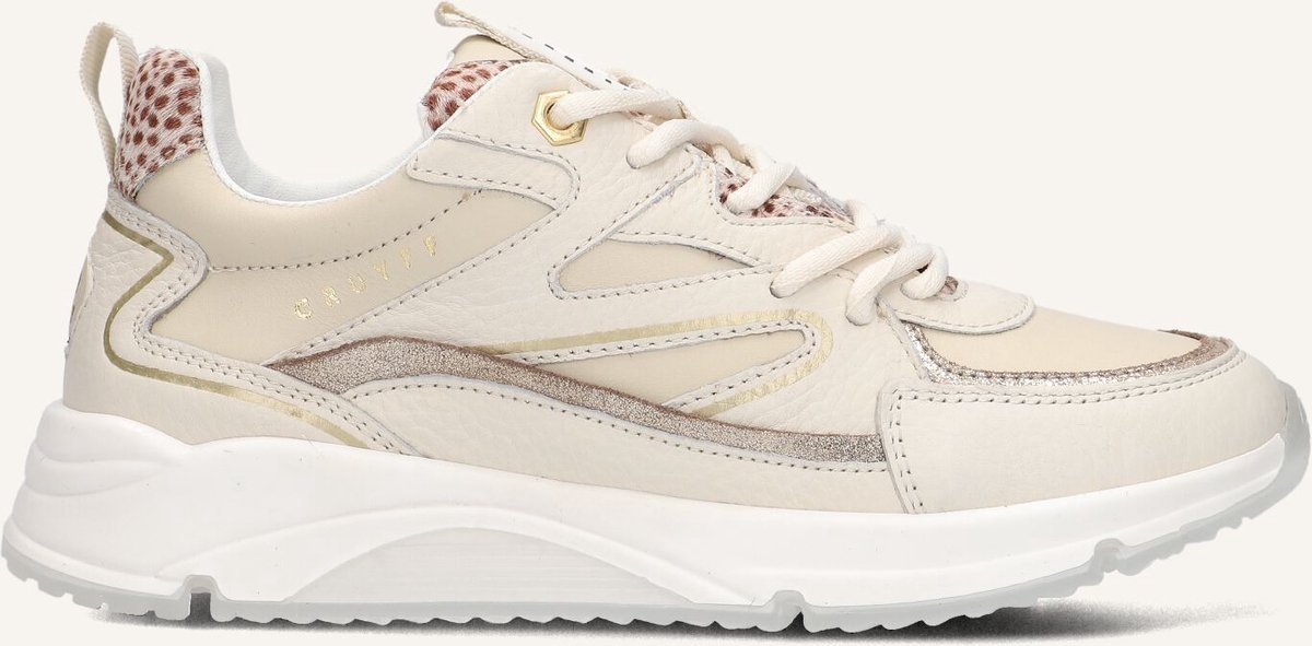 CRUYFF JUNIOR Madina Sneakers Meisjes - Leren Sneaker - Beige - Maat 31