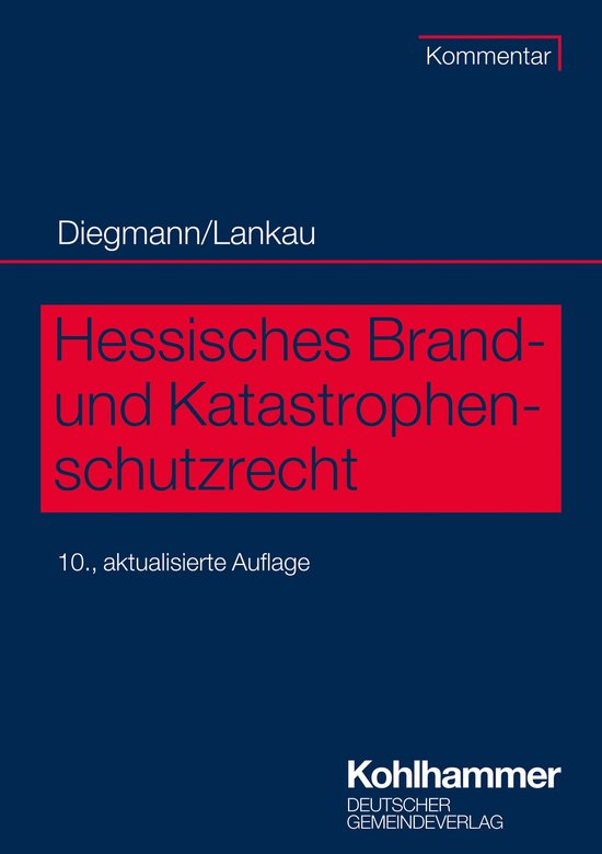 Hessisches Brand- und Katastrophenschutzrecht - cover