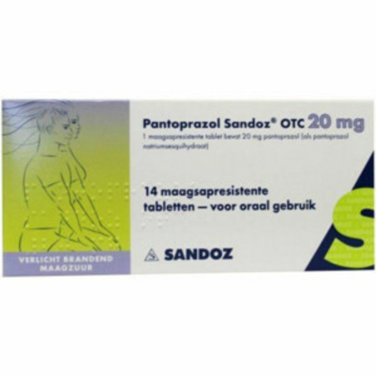 Sandoz Pantoprazol 20mg Tabletten - 3 x 14 tabletten