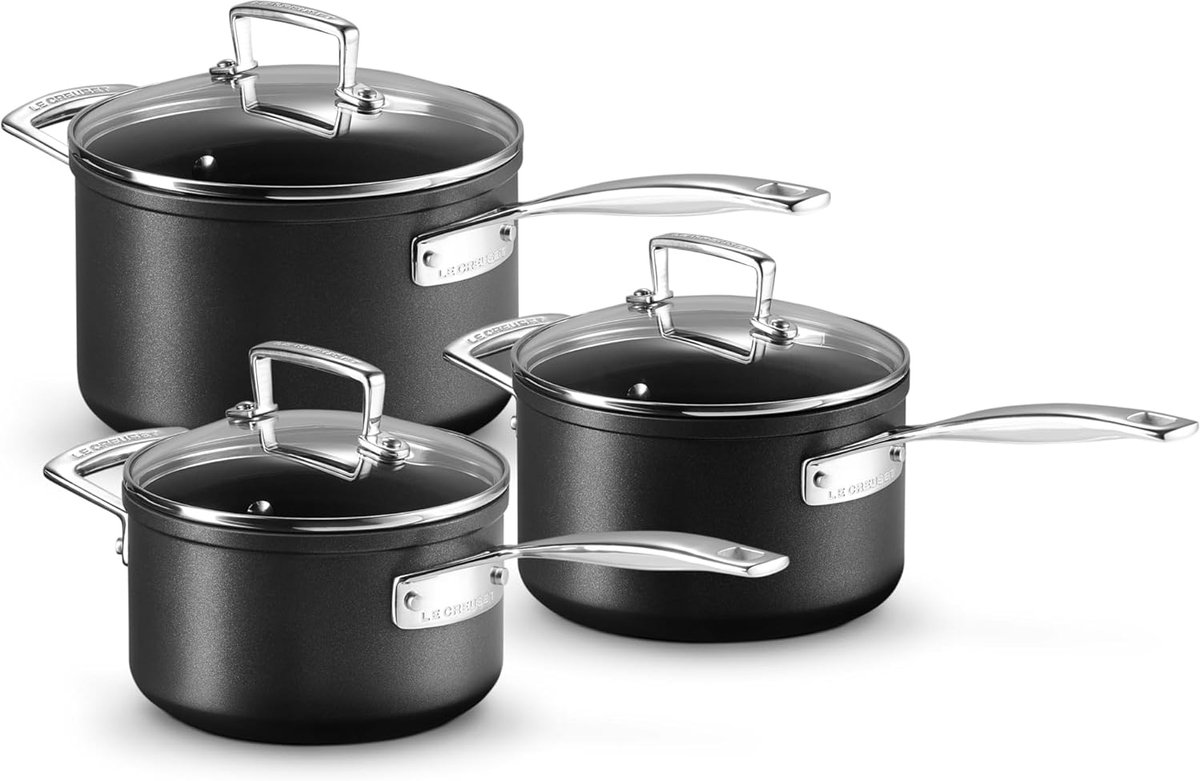 LE CREUSET - Les Forgees - Pannenset 3-dlg