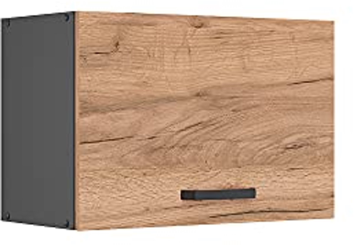 Moderne Keukenmodule - Wandkast, Onderkast, Afzuigkap Kast 60 cm - Antraciet