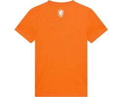 Nederlands Elftal Big Logo T-Shirt Kinderen - Maat 164 - Oranje - Jongens & Meisjes - KNVB - Fankleding - Officiële Merchandise - Voetbal