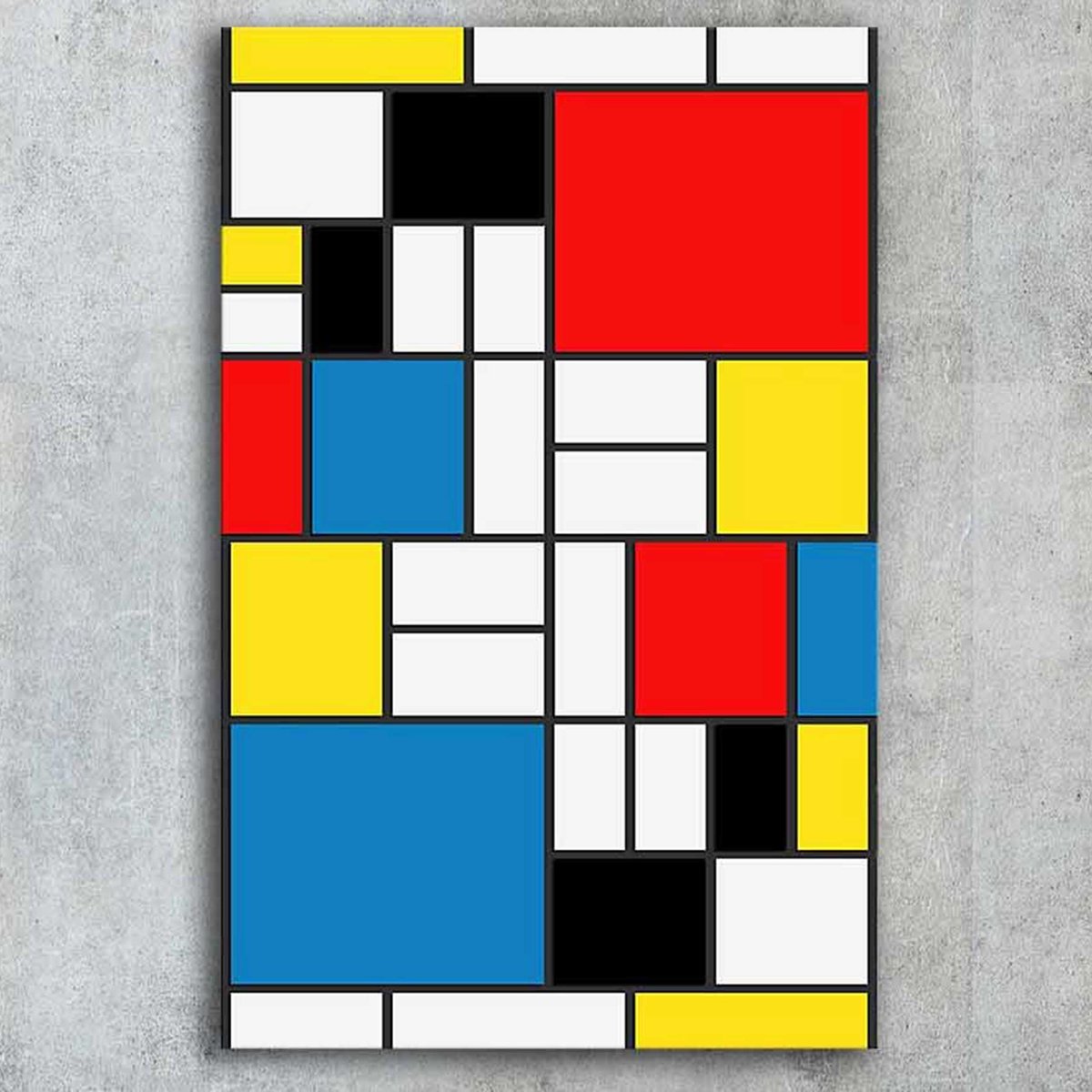 Alkmene Decoratief canvas schilderij | Houten lijst | 45 x 70 cm - Asir Group - Canvas foto - Multicolor - Katoen - Canvas foto -