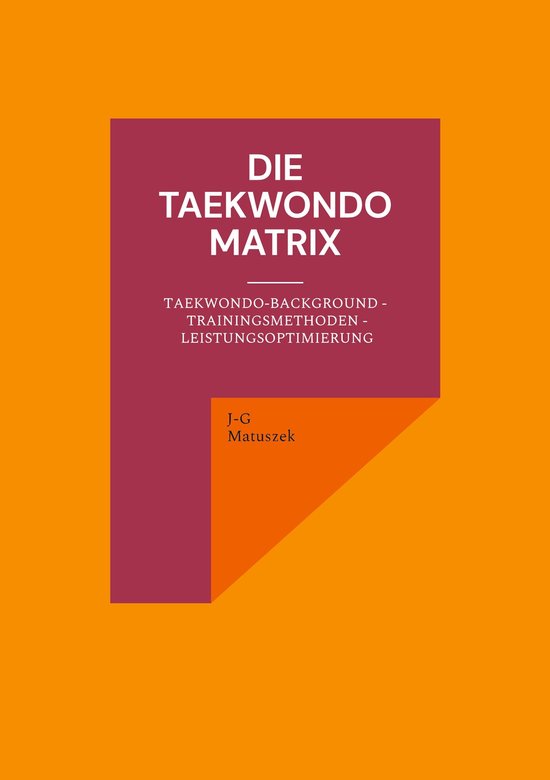 Die Taekwondo Matrix - cover