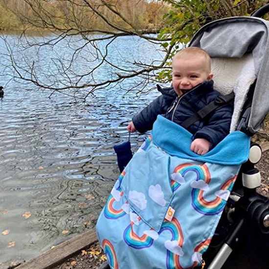 Multi-use waterdichte voetenzak voor kinderen - Perfect voor kinderwagen, drager, autostoeltje en speelmat — afbeelding 4