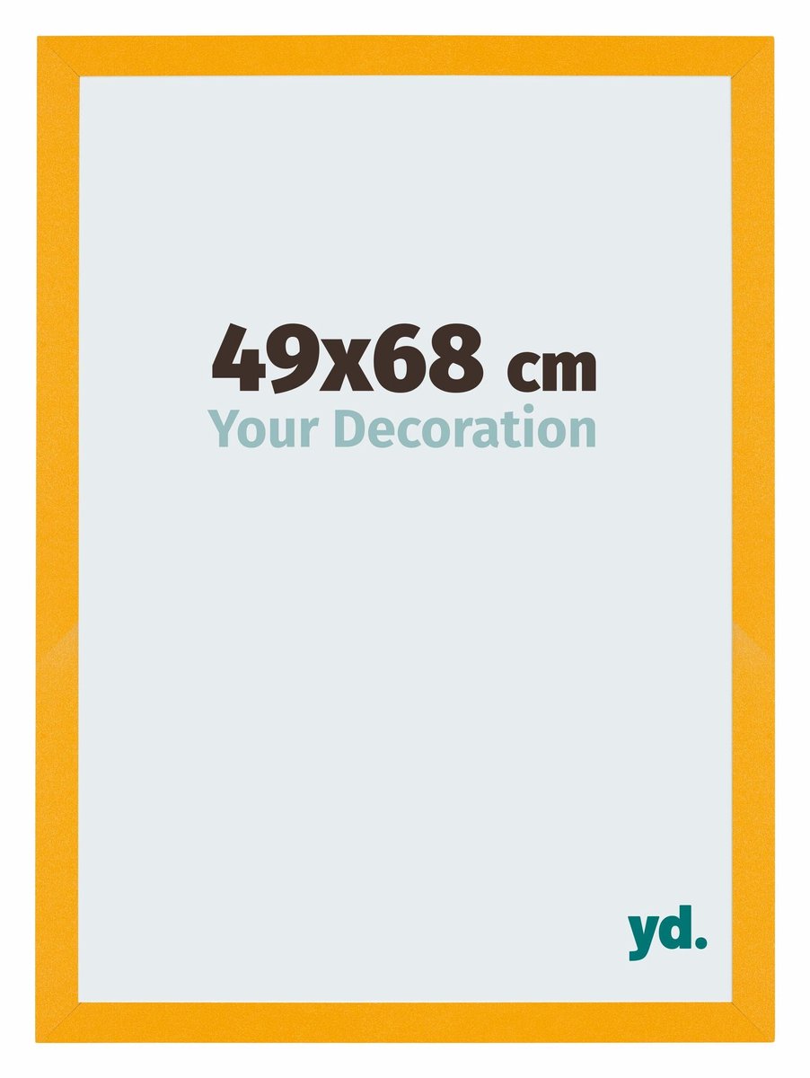 Your Decoration - Puzzellijst 49x68 cm - Geel - Puzzellijst 500-1000 stukjes - MDF Fotolijst - Mura