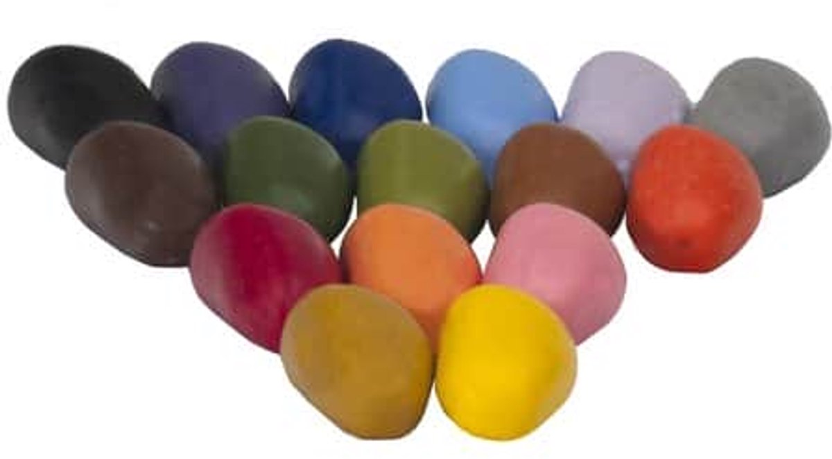 Crayon rocks - waskrijtjes - niet giftig - pengreep stimuleren - 16 stuks — afbeelding 13