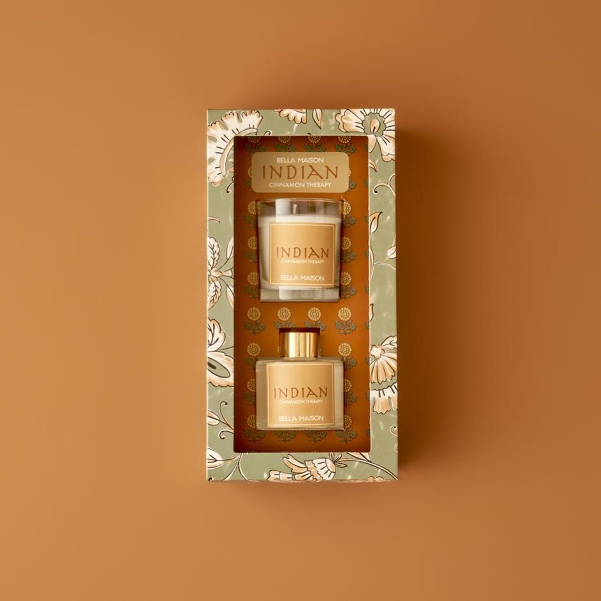 Indian geurstokjes en kaars - geschenkset