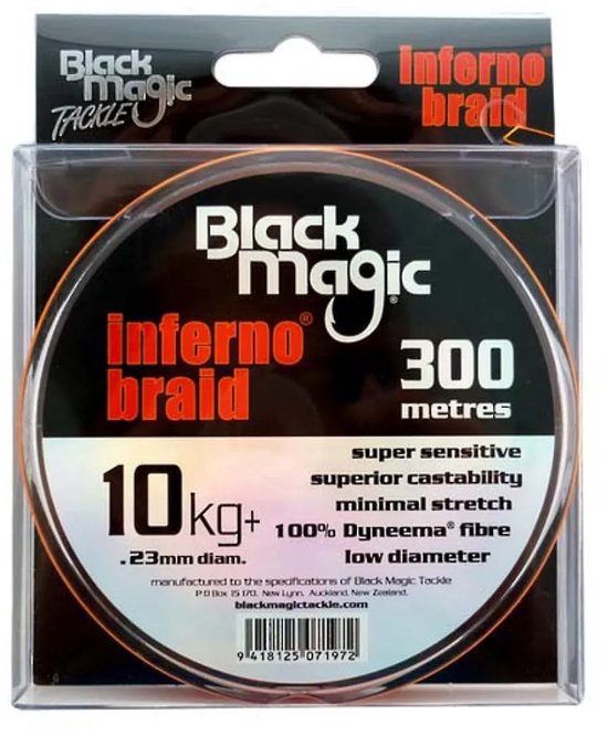 Black Magic Inferno Gevlochten Vislijn 300 M Grijs 0.230 mm van Black Magic — afbeelding 4