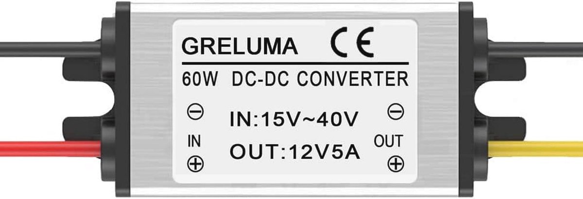 DC 24V naar 12V Step Down Converter 5A 60W Voedingsadapter voor Auto en Boot