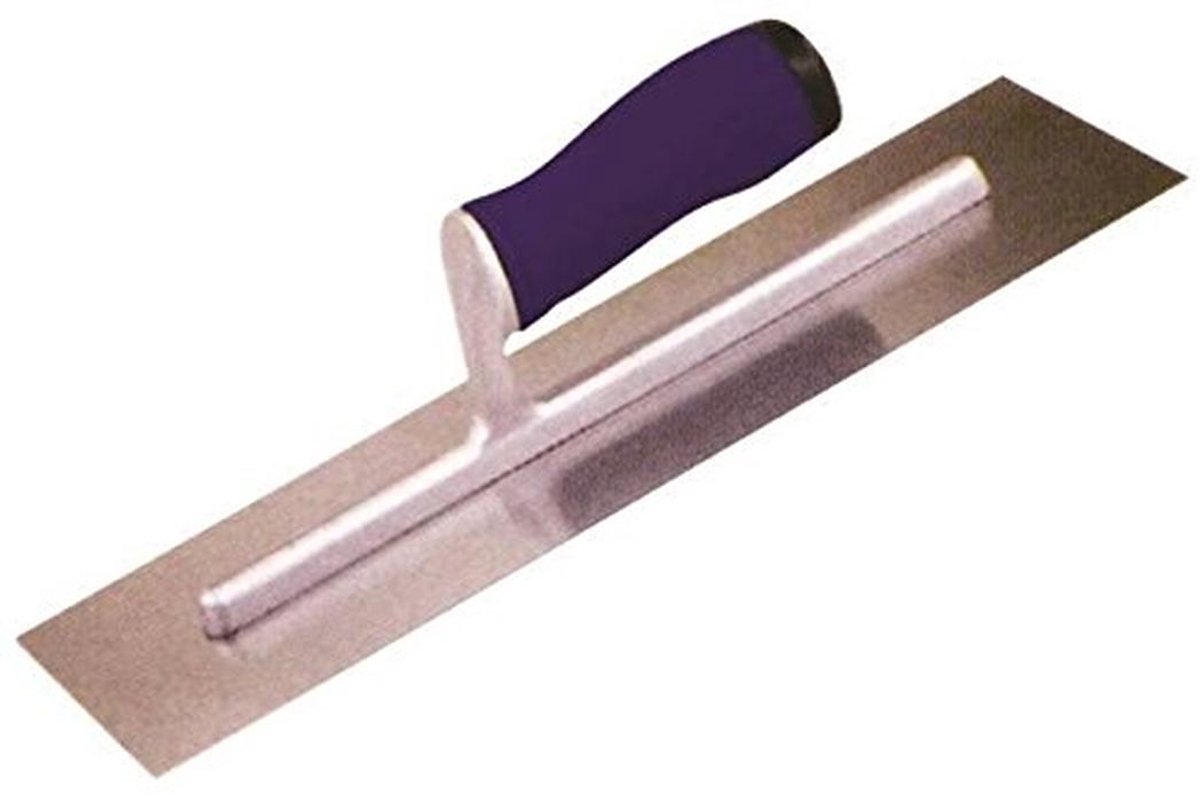 Afwerktroffel voor Cement en Beton - 30,5 cm x 10,2 cm - Gehard Koolstofstaal - Lichtgewicht en Ergonomisch Design