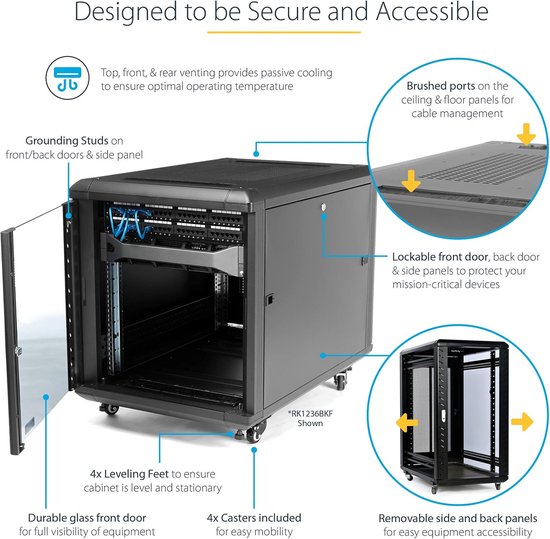 Étagère de Rack de Serveur 2U - Plateau Cantilever