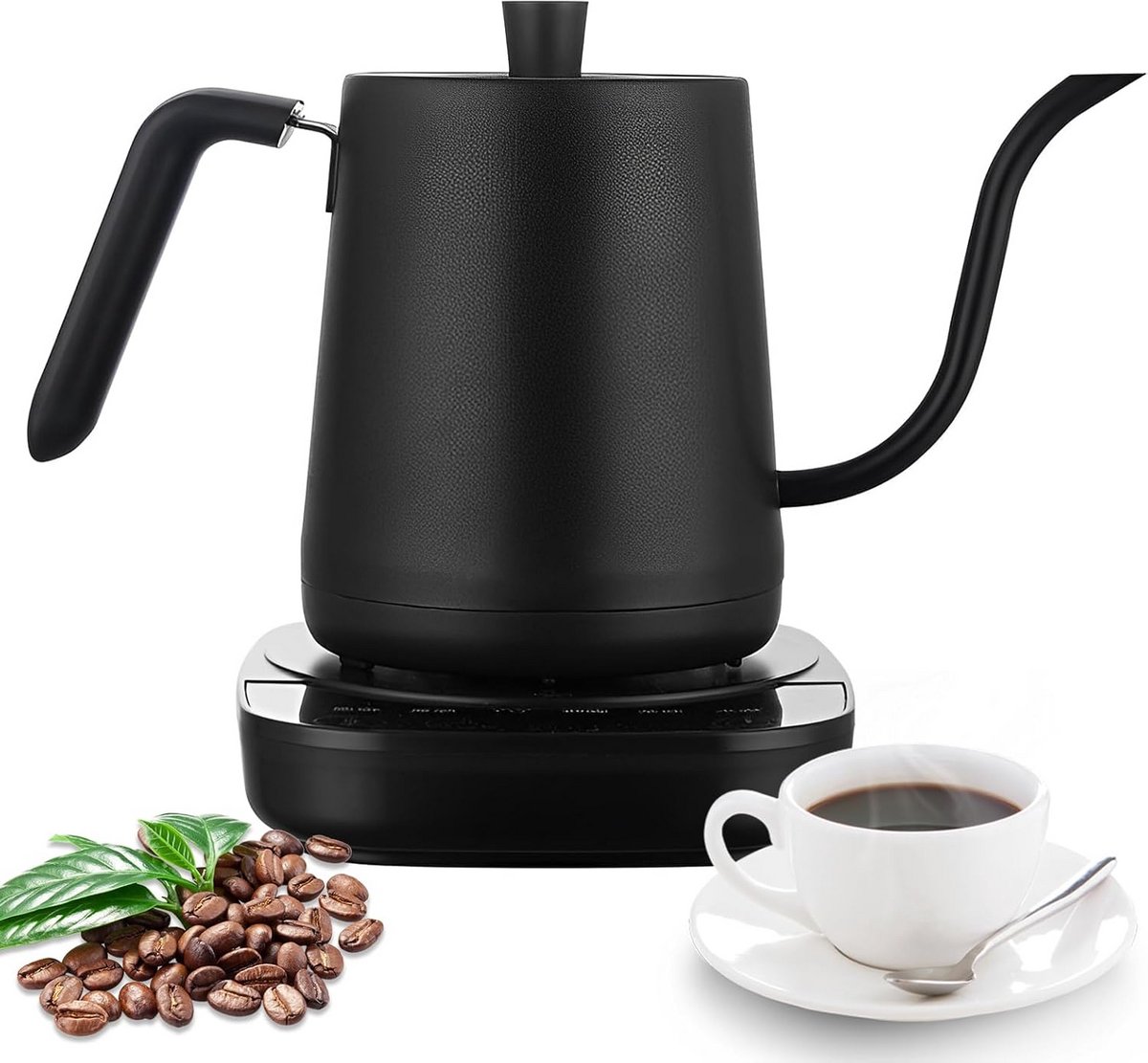 Elektrische Zwanenhals Waterkoker met Temperatuurinstelling en Warmhoudfunctie