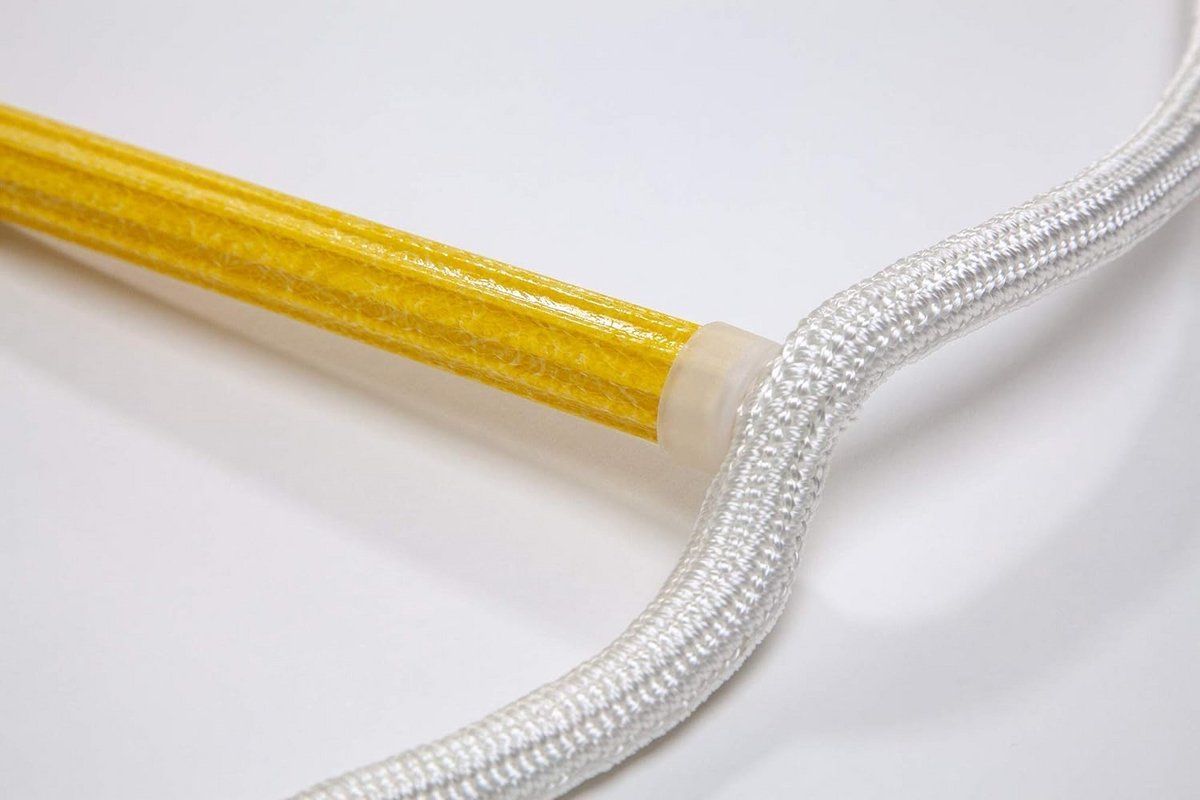 Reddingsladder 4m voor Huis met 2 Verdiepingen - Herbruikbare en Waterdichte Touwladder met Carabiners - Efficiënte Brandveiligheid