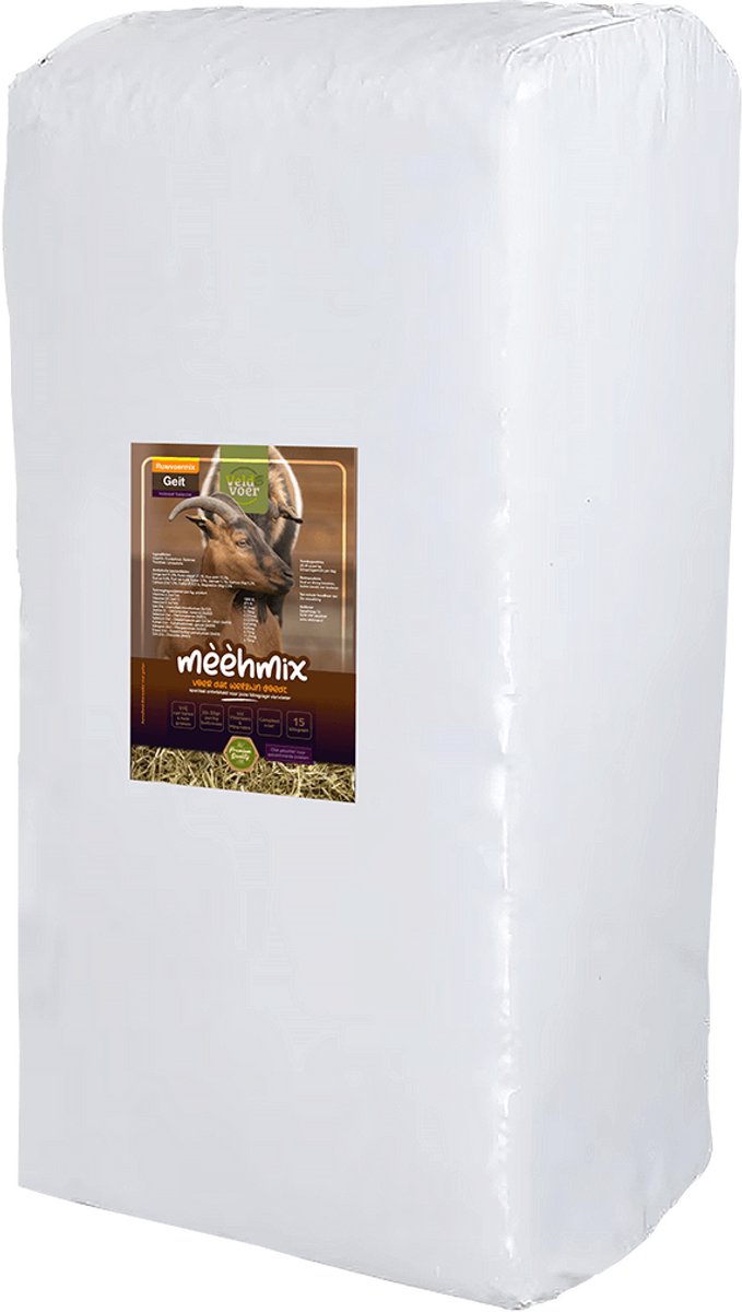 Veldvoer Mèèhmix, ruwvoermix voor geiten, geitenvoer, 15kg