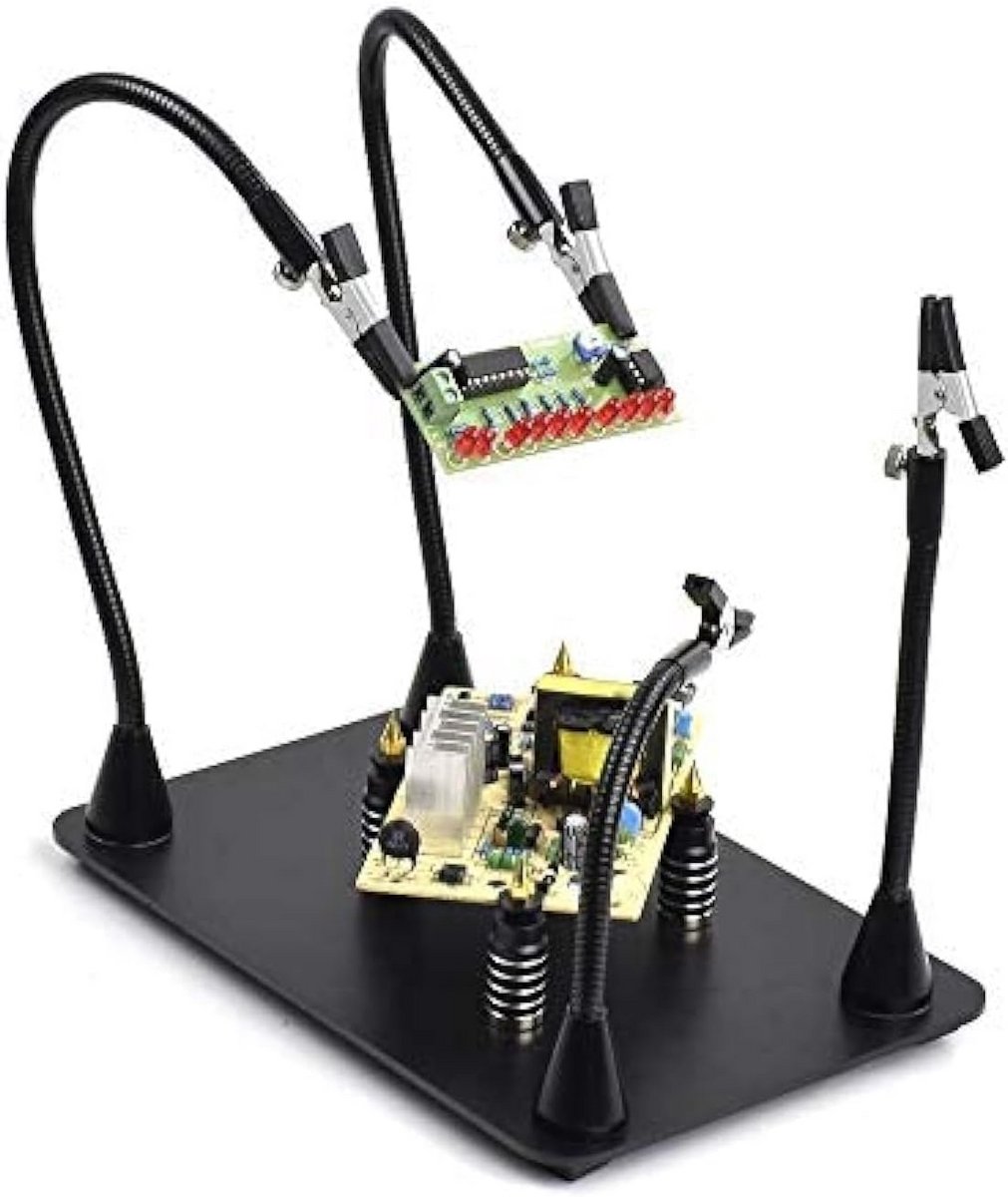Magnetische Helpende Handen voor Solderen en Knutselen - Flexibele Printplaat Houder met Schaalbare Armen