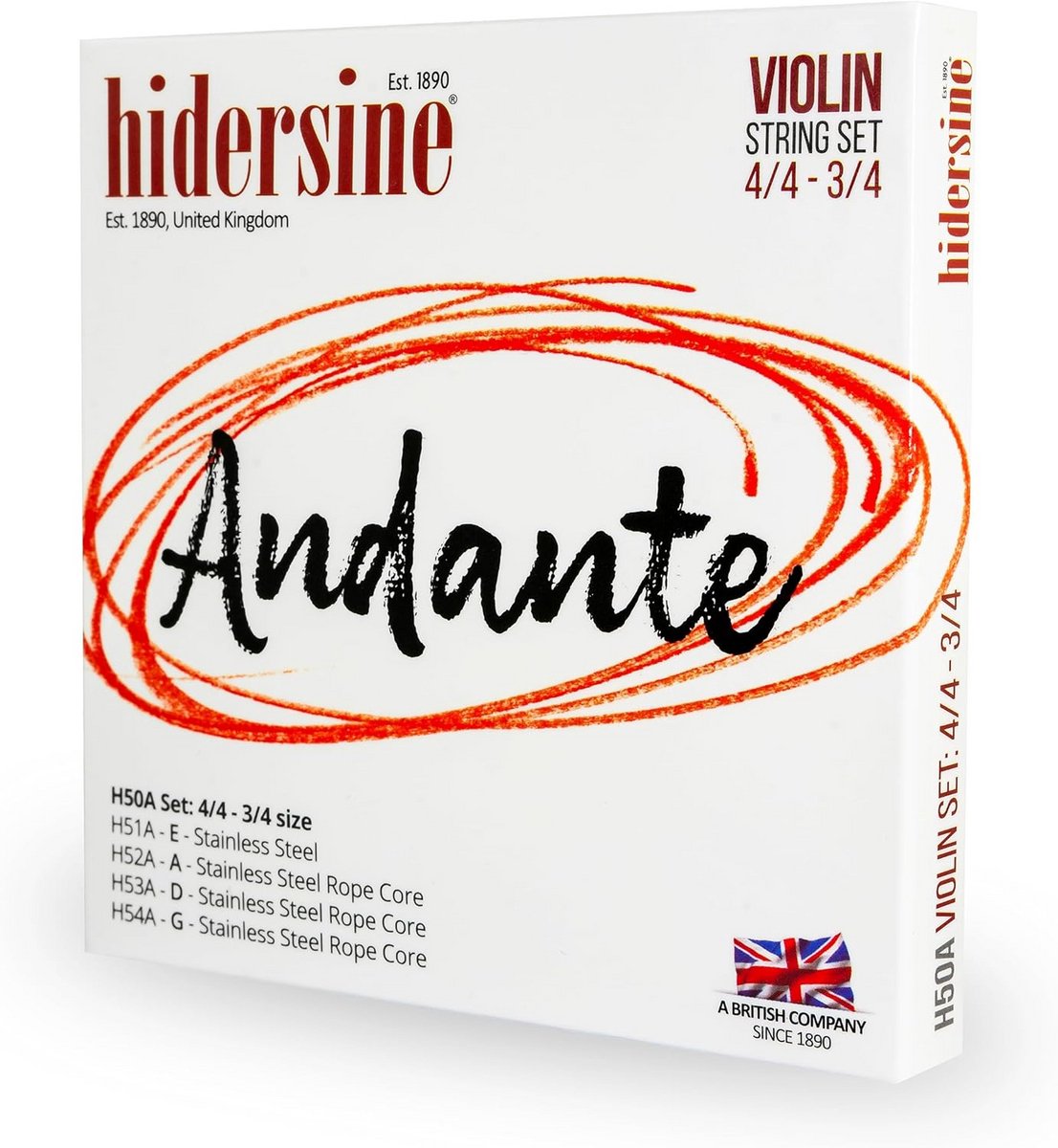 Comfortabele vioolsnaren set voor 4/4 en 3/4 formaat - Perfect voor studenten