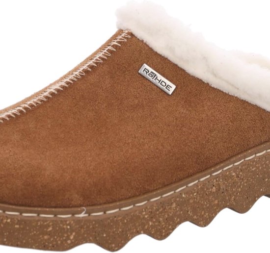 Sisttke Klompen Dames Comfortabele Pantoffels Van Leer Clogs Suède Voor Vrouwen Van Leer Antislip,Koffie,36 EU
