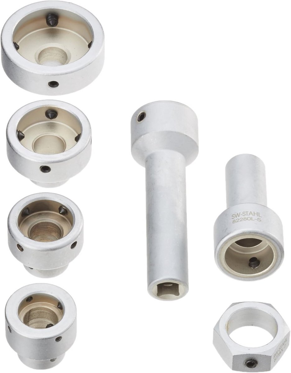 7-delige snijijzerhouder verlengset voor M3-M14 (20-38 mm) - Metaalbewerking