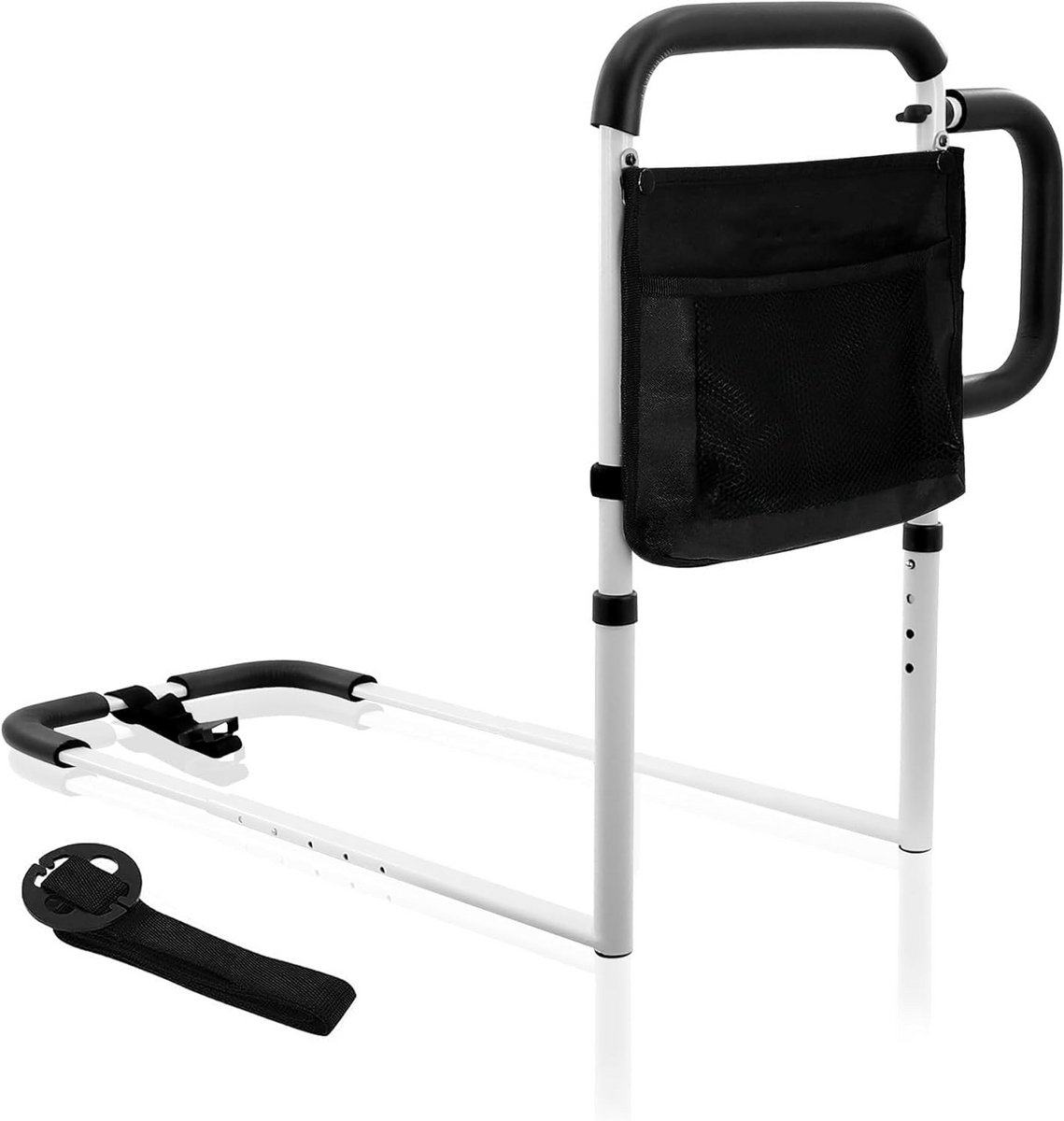Bedgreep - Opstahulp Steun - Veilig Opstaan - In Hoogte Verstelbaar - 60-75 cm Breed - Zwart
