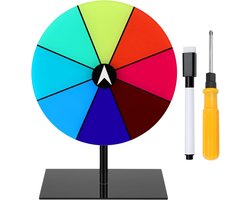Draaibaar Prijzen Rad met 8 Segmenten - Interactief Gelukswiel voor Feestjes en Promotie