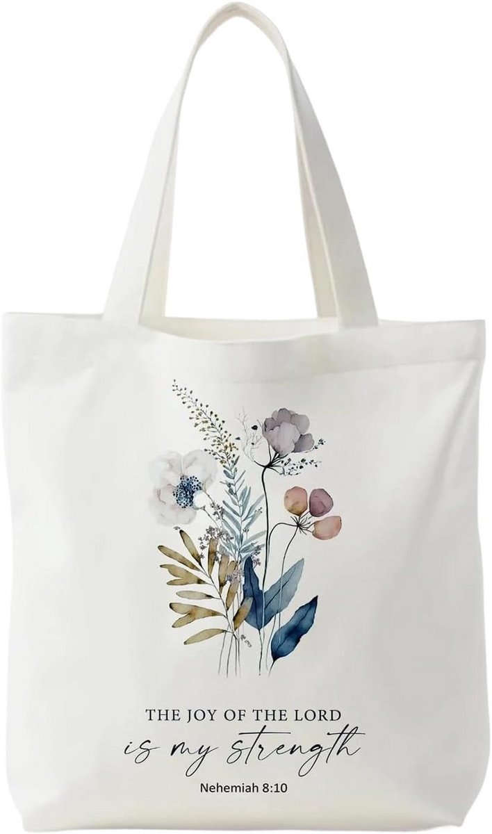 Ontdek de Stoffen Draagtas met Inspirerende Boodschap voor Dames