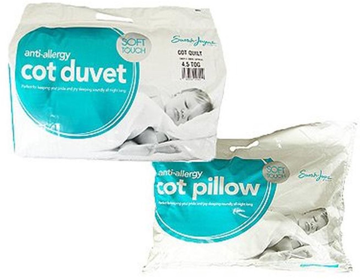 Kinderdekbed en kussen voor kinderen - anti-allergene 4,5 tog