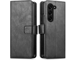 imoshion Hoesje - Geschikt voor Samsung Galaxy Z Fold 5 - Luxe Bookcase - Zwart