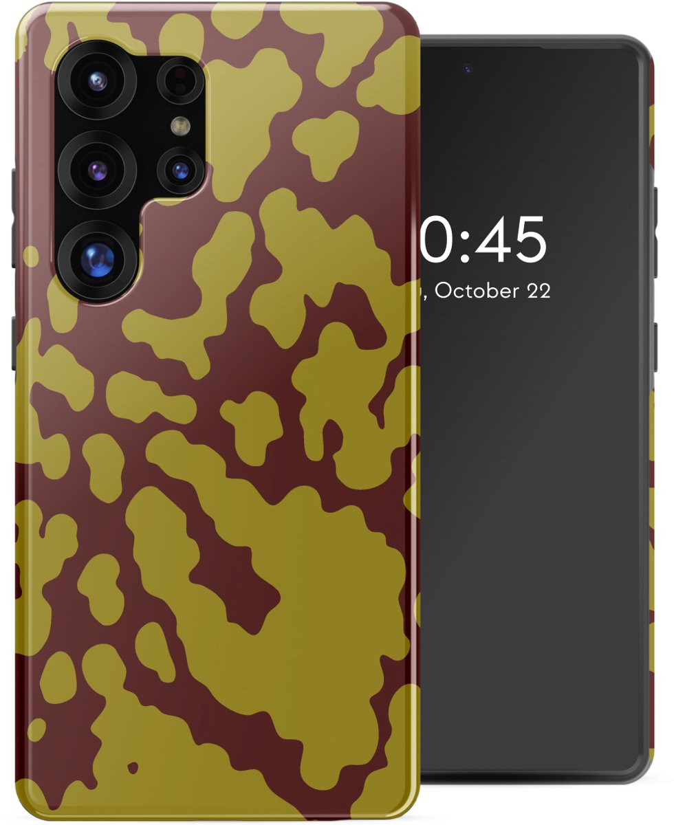 Selencia Hoesje - Geschikt voor Samsung Galaxy S25 Ultra - Backcover - Moo'd Olive Dust