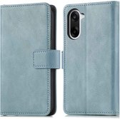 Étui imoshion - Compatible avec OnePlus Nord CE5 - Bookcase de Luxe - Bleu clair