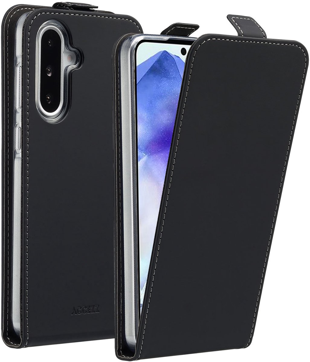Accezz Hoesje - Geschikt voor Samsung Galaxy A36 - Flipcase - Zwart
