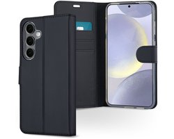 Accezz Hoesje - Geschikt voor Samsung Galaxy S25 Plus - Wallet Softcase Bookcase - Zwart