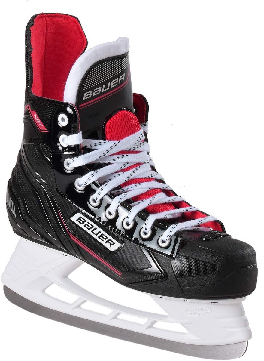 IJshockeyschaatsen voor heren - Comfortabele en lichte vrijetijdsschaatsen met roestvrij stalen glijders