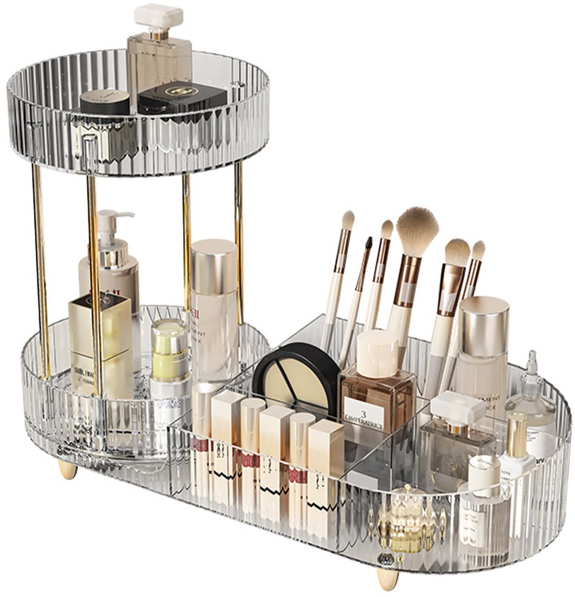 Unyqoos® Draaibare Organizer voor Cosmetica en Parfums met Flexibele Indeling