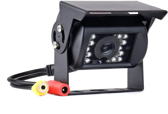 AMiO Universele Infrarood Achteruitrij Camera IR Nachtzicht met Aansluiting en Voeding (12V-24V) Zwart van AMiO — afbeelding 5