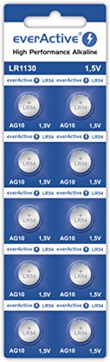 AG10 Knopcel Batterij 1.5V - 70mAh (1x Blister)