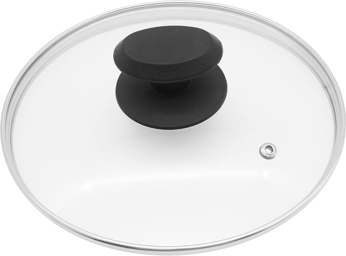 Gehard Glas Deksel voor Stalen Pannen - Vervangende Deksels 14 cm tot 32 cm