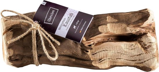Stilux Olijfhouten Kauwbot Voor Honden – Maat L (tot 30 Kg) – 100% Natuurlijk, Vegan, Tandverzorging – 150-180 Gram