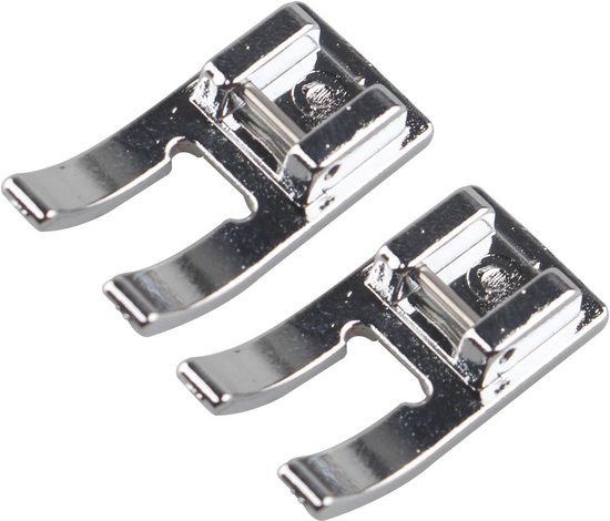 2 x ritssluitingsvoet naaivoet (set) smal en normaal voor Singer Tradition Line naaimachines
