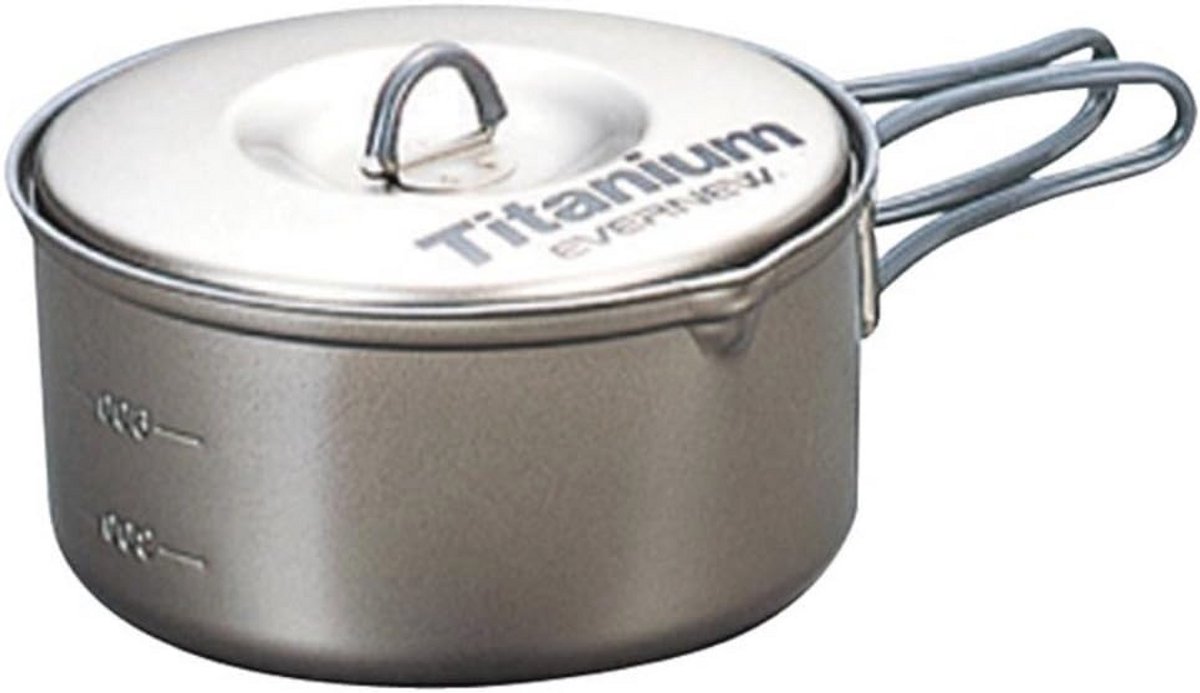 Lichte Titanium Kookpot met Antiaanbaklaag en Geïsoleerde Handgreep