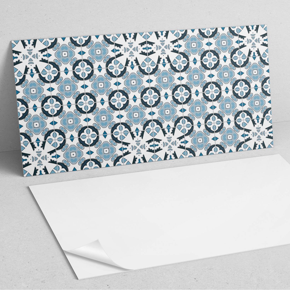 Coloray Wandpanelen Zelfklevend - Geometrisch tegelpatroon PVC Wandpaneel - 100 cm x 50 cm