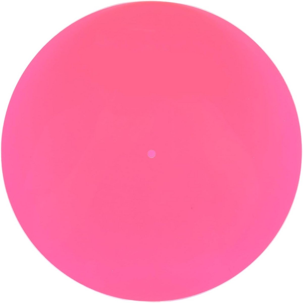Acryl Platenspeler Mat voor 12 Inch Vinyl - Transparant Roze Slipmat