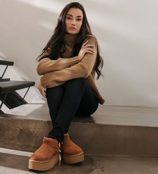 Bottes À Plateforme Ugg Australian W Classic Ultra Mini - Fashion Wear - Femme