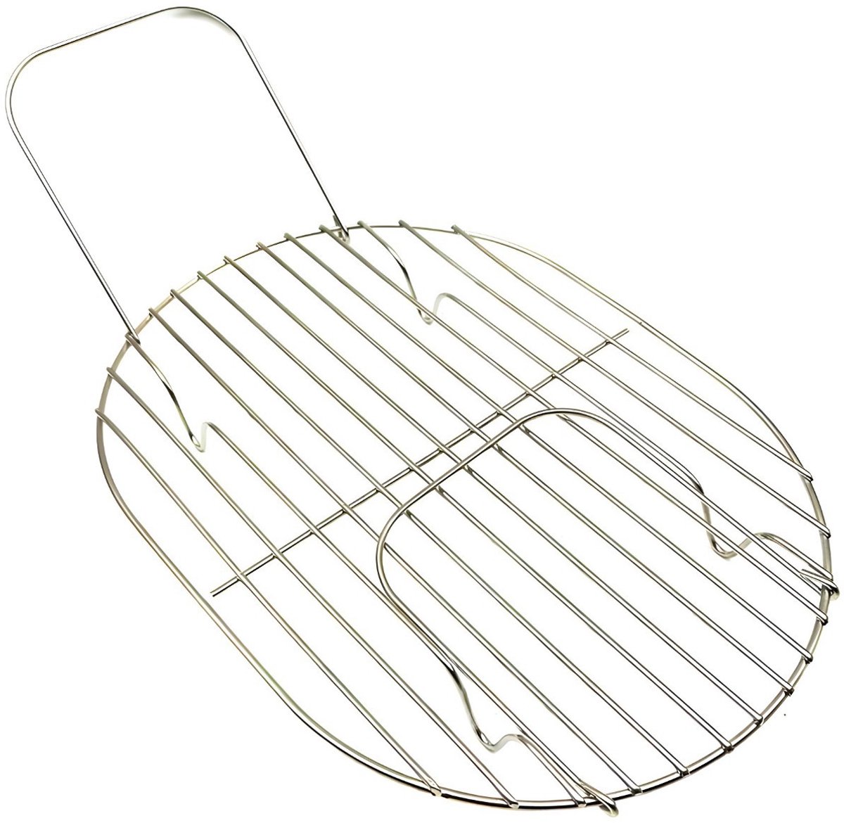 Stevige Structuur Grillrek van Multifunctioneel Stoomrek voor Airfryer Oven，28.5*20.3*2.8cm