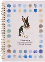 Coffret Aquarelle Débutant – 12 Modèles Et 24 Couleurs, Carnet Spirale Bloc épais
