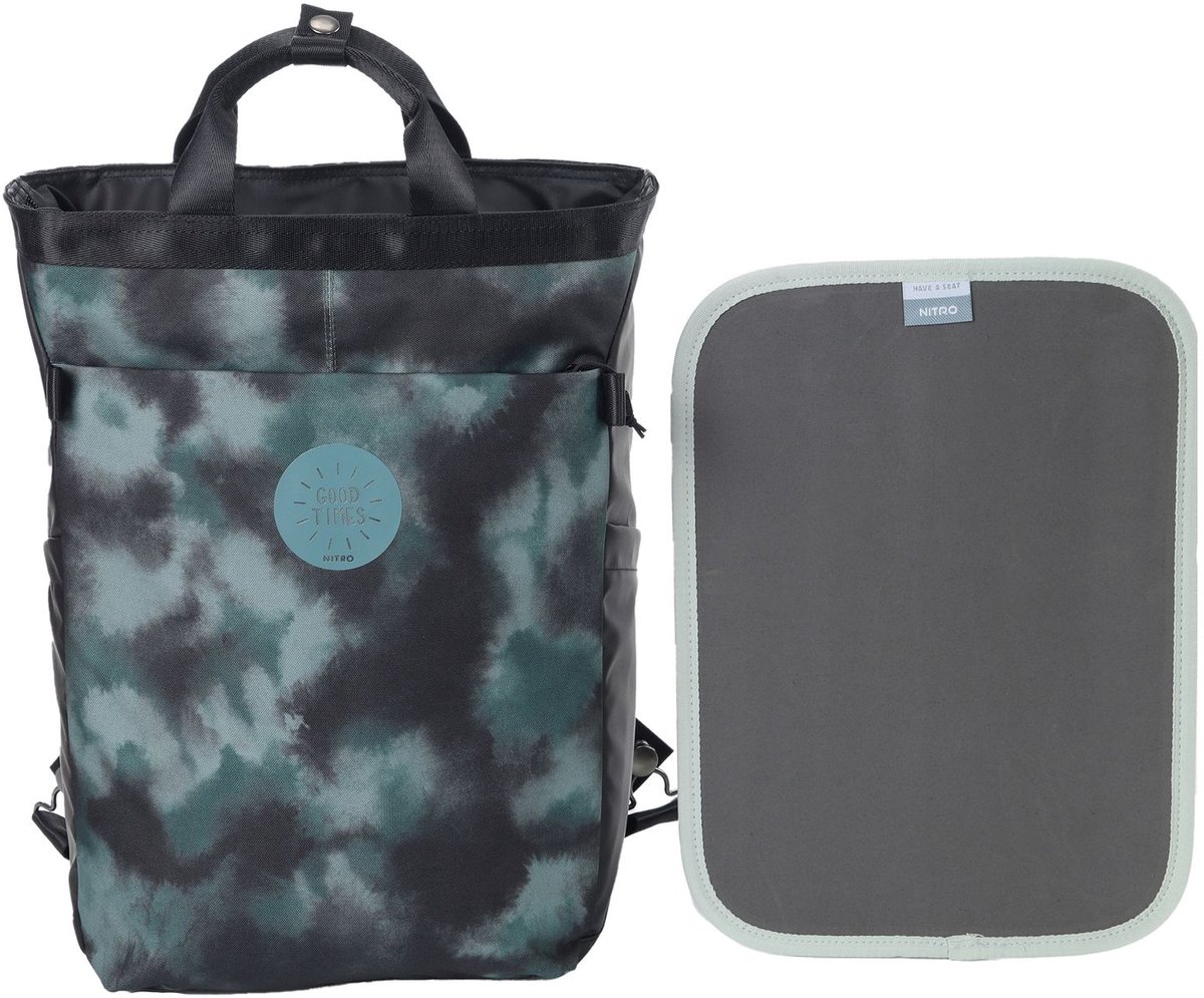 NITRO vrijetijdsrugzak rugzak met laptopvak Daypacker Collection Mojo Backpack 16L Reef Break veelkleurig