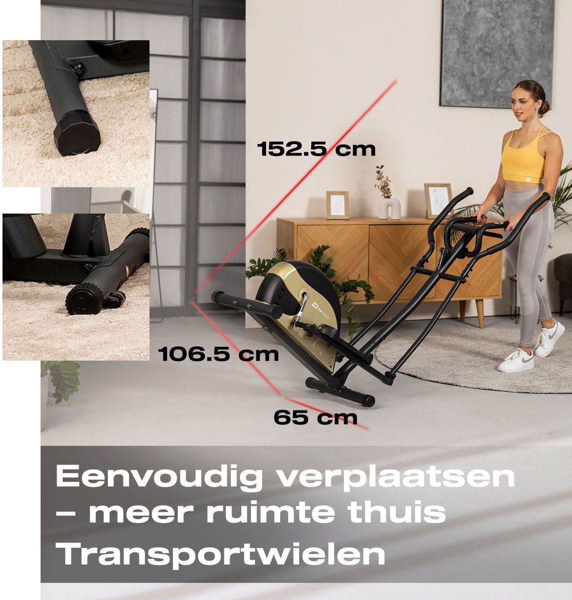 Hop-Sport HS-003C Focus - Crosstrainer - Handmatige - afbeelding 2