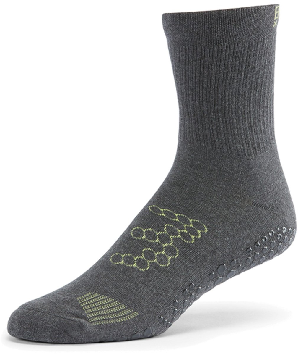 Tavi Base 33 Yoga & Pilates Crew Gripsokken - Antraciet - 39-43