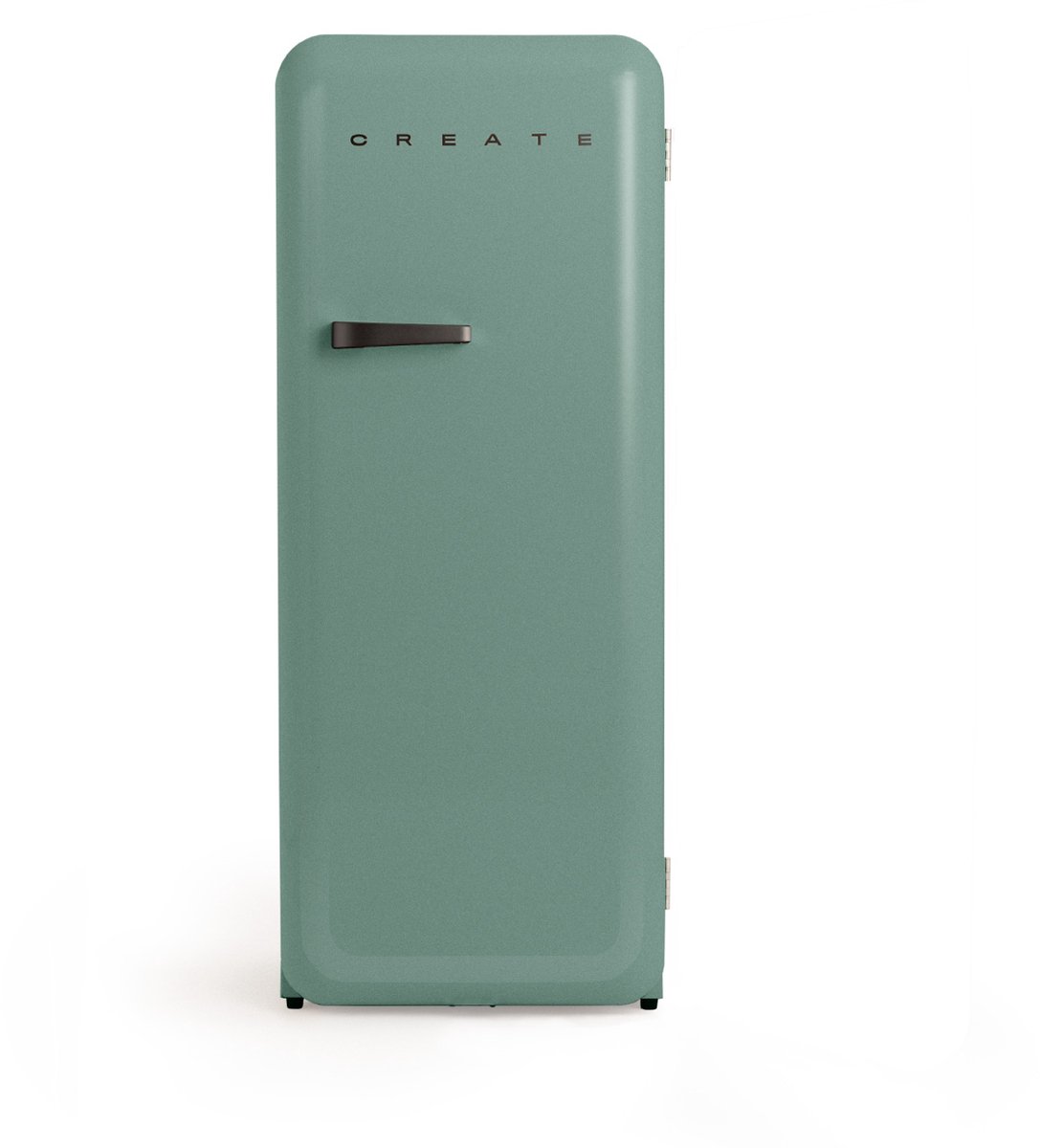 CREATE - Koelkast in retrostijl - Sage - Handvat Zwart - FRIDGE RETRO 281L